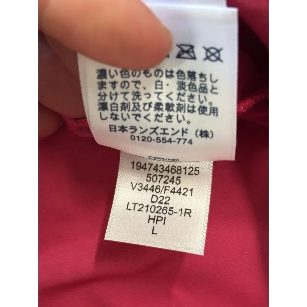 Lands‎ End Skirt Womens Large Pink Skort Tennis Academia Preppy Sporty Athletic